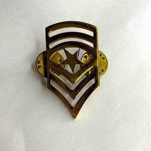 Gold Sergeant Major Pin